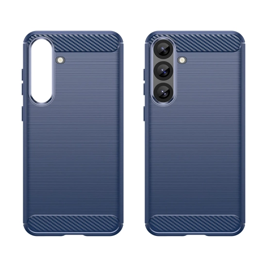 HURTEL Etui pokrowiec silikonowy do Samsung Galaxy S25+ Carbon Case