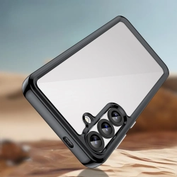 HURTEL Etui silikonowe z żelową ramką do Samsung Galaxy S25+ Outer Space