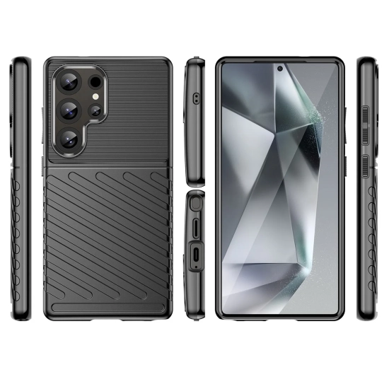 HURTEL Etui silikonowy pancerny pokrowiec do Samsung Galaxy S25 Ultra