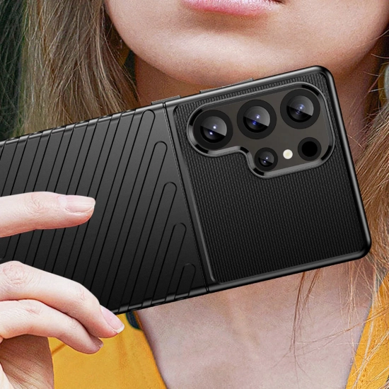 HURTEL Etui silikonowy pancerny pokrowiec do Samsung Galaxy S25 Ultra