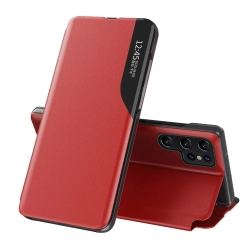 HURTEL Etui z klapką podstawką do Samsung Galaxy S25 Ultra Eco Leather