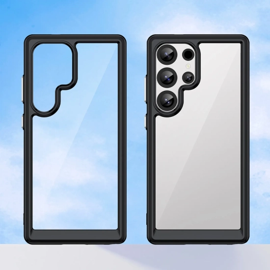 HURTEL Etui silikonowe z żelową ramką do Samsung Galaxy S25 Ultra Outer