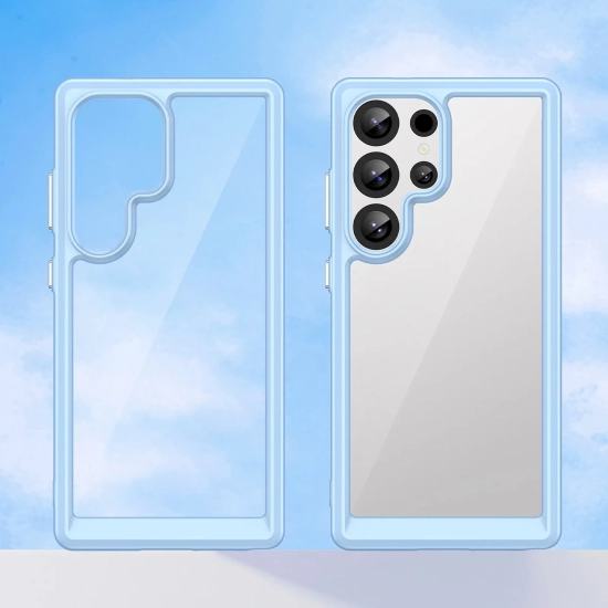 HURTEL Etui silikonowe z żelową ramką do Samsung Galaxy S25 Ultra Outer