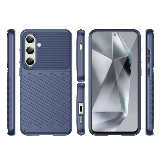 HURTEL Etui silikonowe pancerny pokrowiec do Samsung Galaxy S24 FE Thunder