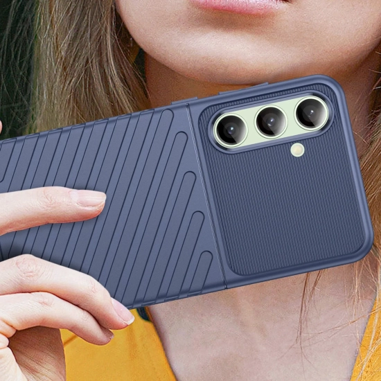 HURTEL Etui silikonowe pancerny pokrowiec do Samsung Galaxy S24 FE Thunder
