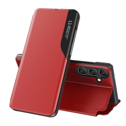 HURTEL Etui z klapką i podstawką do Samsung Galaxy S24 FE Eco Leather View