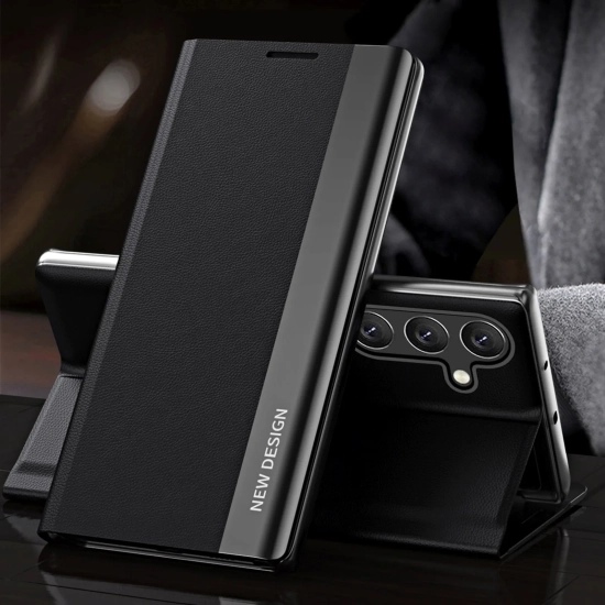 HURTEL Etui z klapką i podstawką do Samsung Galaxy S24 FE Sleep Case Pro