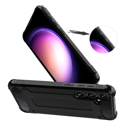 HURTEL Etui pancerny hybrydowy pokrowiec na Samsung Galaxy S24 FE Hybrid