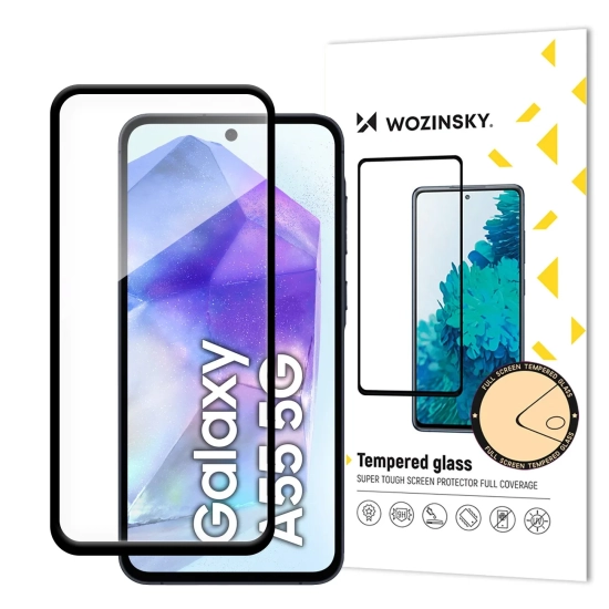 WOZINSKY Szkło hartowane super wytrzymałe na cały ekran do Samsung Galaxy