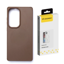 WOZINSKY Etui plecki na Samsung Galaxy S25 Carbon Fibre Case z MagSafe