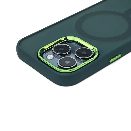 WOZINSKY Etui na Samsung Galaxy S24 FE Fashion Case z MagSafe - zielone