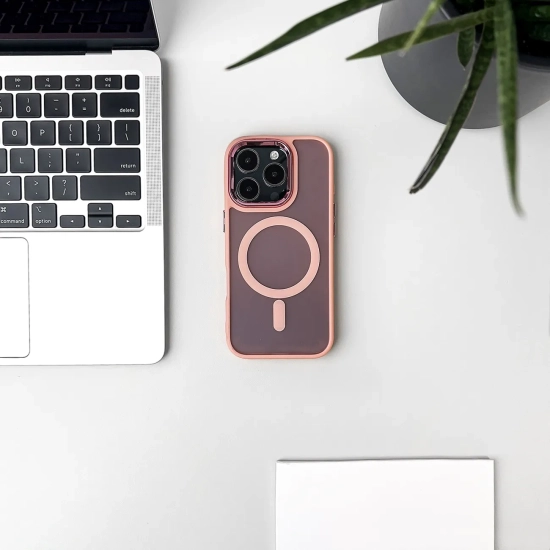 WOZINSKY Etui na Samsung Galaxy S24 FE Fashion Case z MagSafe - różowe