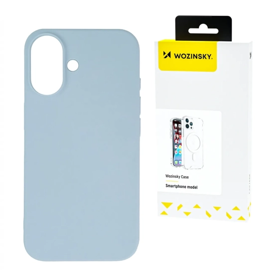 WOZINSKY Silikonowe etui na Samsung Galaxy S24 FE Silicone Case - błękitne