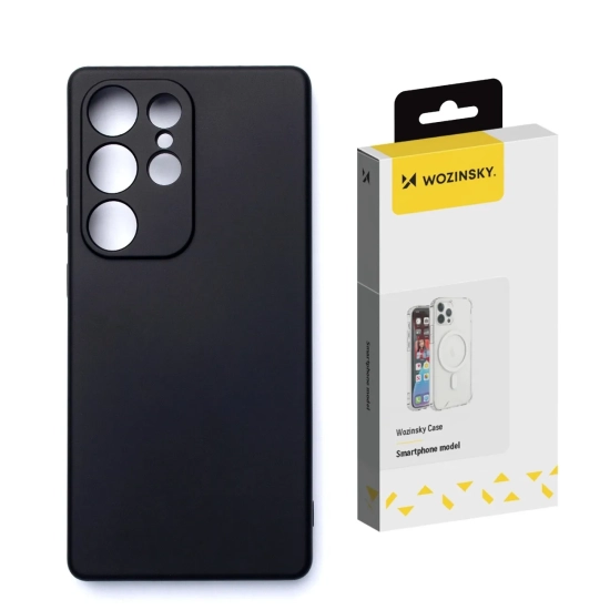 WOZINSKY Etui case na Samsung Galaxy S24 FE Soft Case - czarne