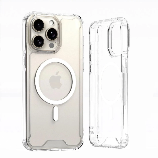 WOZINSKY Etui case na Samsung Galaxy S24 FE Clear Corner Case MagSafe