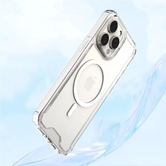 WOZINSKY Etui case na Samsung Galaxy S24 FE Clear Corner Case MagSafe