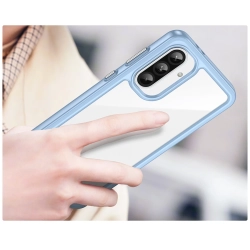 HURTEL Etui pokrowiec z elastyczną ramką do Samsung Galaxy A56 Outer Space