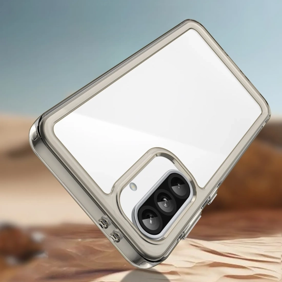 HURTEL Etui pokrowiec z elastyczną ramką do Samsung Galaxy A56 Outer Space