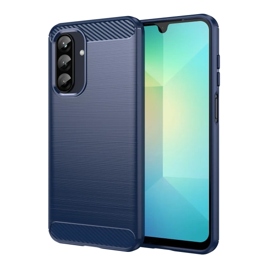 HURTEL Etui silikonowe na Samsung Galaxy A26 Carbon Case - niebieskie