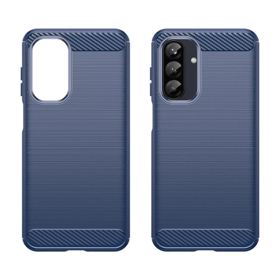 HURTEL Etui silikonowe na Samsung Galaxy A26 Carbon Case - niebieskie