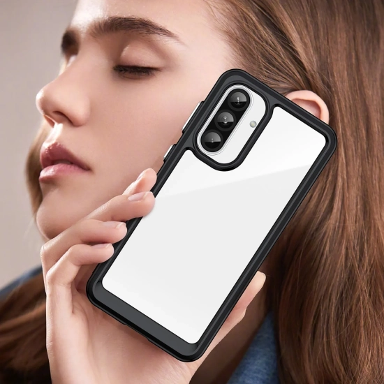 HURTEL Etui pokrowiec z elastyczną ramką do Samsung Galaxy A26 Outer Space