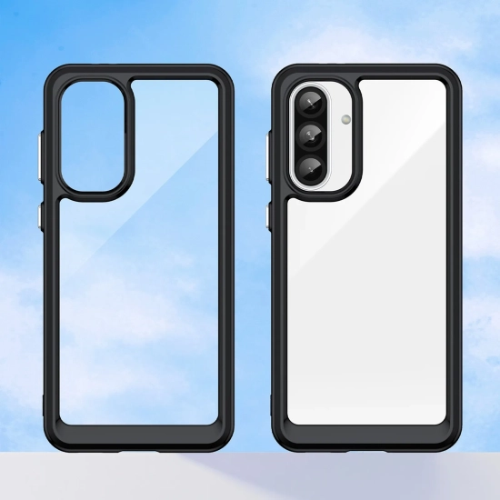 HURTEL Etui pokrowiec z elastyczną ramką do Samsung Galaxy A26 Outer Space