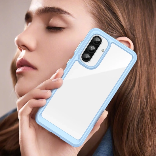 HURTEL Etui pokrowiec z elastyczną ramką do Samsung Galaxy A26 Outer Space