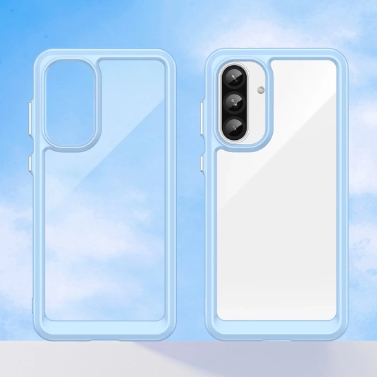 HURTEL Etui pokrowiec z elastyczną ramką do Samsung Galaxy A26 Outer Space