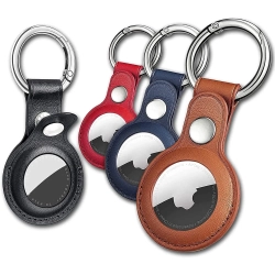 HURTEL Etui do lokalizatora Apple AirTag z ekoskóry - 4 szt.