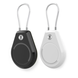 HURTEL Etui wodoodporne na Apple AirTag ze stalową linką - 2 szt.