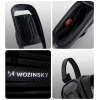 WOZINSKY Torba sakwa rowerowa na ramę pancerna z kieszonką na telefon 1.7