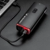WOZINSKY Lampka rowerowa przednia z kablem USB-C 3000 lm - czarna