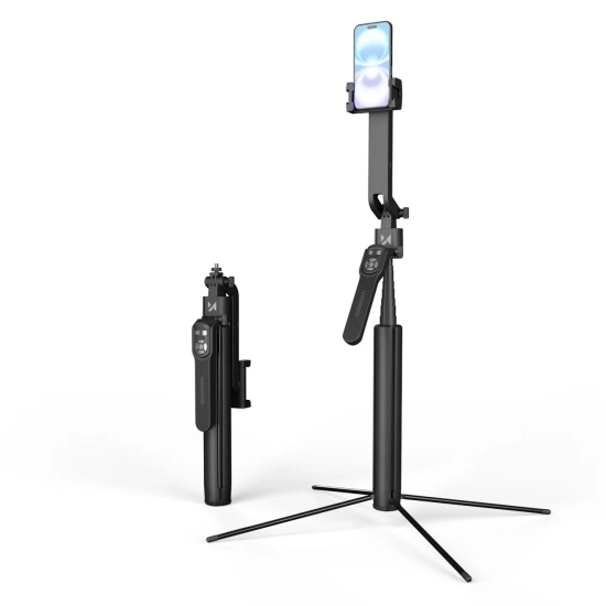 WOZINSKY Selfie stick kijek statyw do zdjęć ze śledzeniem twarzy 360 AI