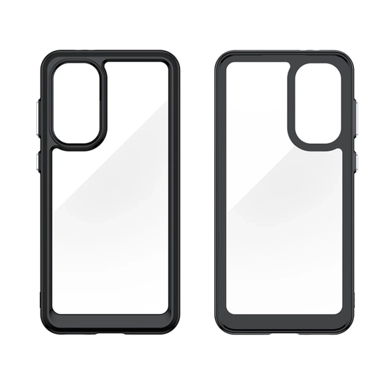 HURTEL Etui pokrowiec z elastyczną ramką do Samsung Galaxy A36 Outer Space