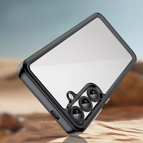 HURTEL Etui pokrowiec z elastyczną ramką do Samsung Galaxy A36 Outer Space