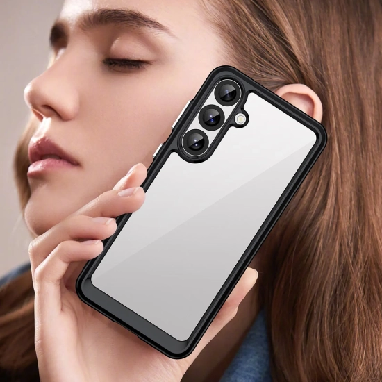 HURTEL Etui pokrowiec z elastyczną ramką do Samsung Galaxy A36 Outer Space
