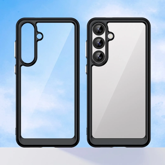 HURTEL Etui pokrowiec z elastyczną ramką do Samsung Galaxy A36 Outer Space