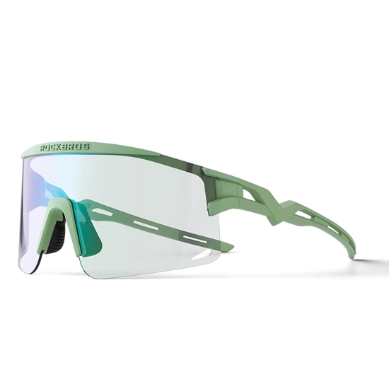 ROCKBROS Okulary rowerowe fotochromowe z filtrem UV i wkładką korekcyjną