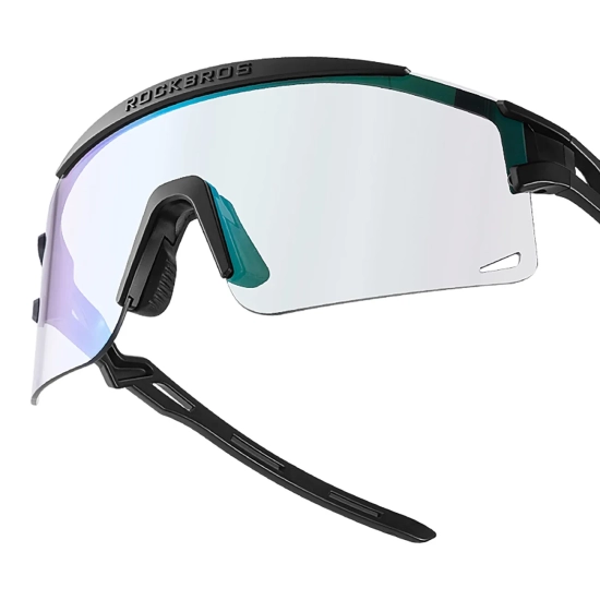 ROCKBROS Okulary rowerowe fotochromowe z filtrem UV i wkładką korekcyjną