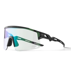 ROCKBROS Okulary rowerowe fotochromowe z filtrem UV i wkładką korekcyjną