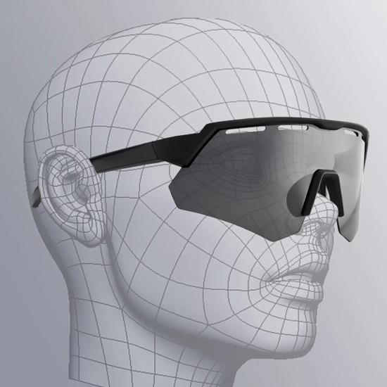 ROCKBROS Okulary rowerowe polaryzacyjne z filtrem UV i wkładką korekcyjną