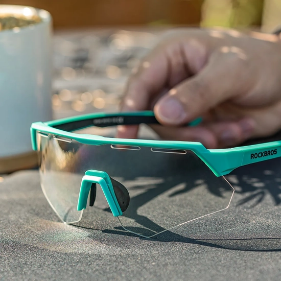 ROCKBROS Okulary rowerowe polaryzacyjne z filtrem UV i wkładką korekcyjną