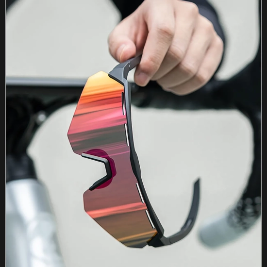 ROCKBROS Okulary rowerowe polaryzacyjne z filtrem UV i wkładką korekcyjną