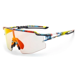 ROCKBROS Okulary rowerowe fotochromowe z filtrem UV i wkładką korekcyjną