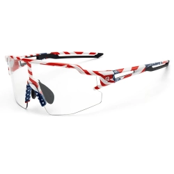 ROCKBROS Okulary rowerowe fotochromowe z filtrem UV i wkładką korekcyjną