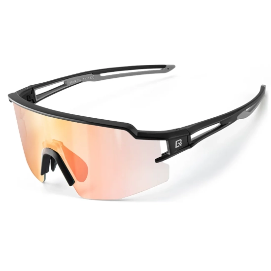 ROCKBROS Okulary rowerowe fotochromowe z filtrem UV i wkładką korekcyjną