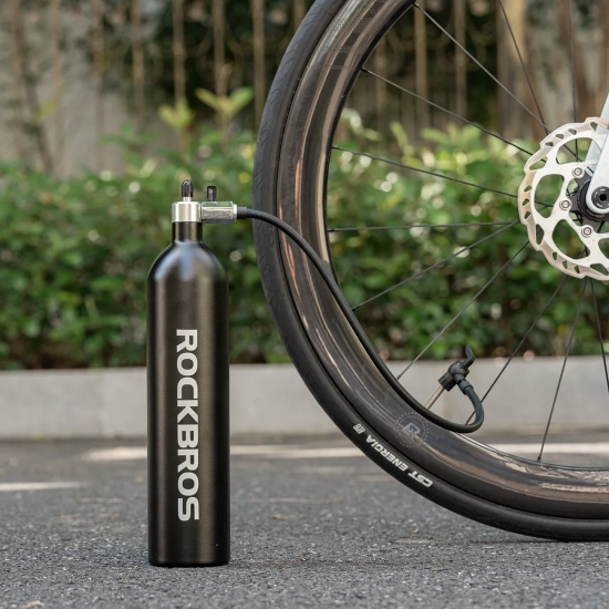 ROCKBROS Zbiornik ciśnieniowy do pompowania opon bezdętkowych tubeless 200