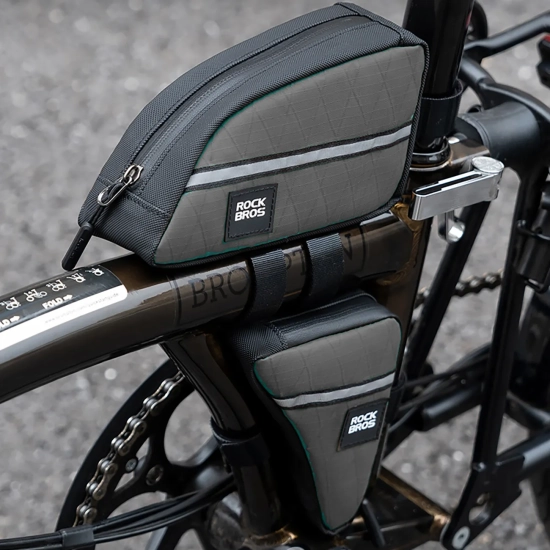 ROCKBROS Torba rowerowa trójkątna na ramę 0.8l - czarna