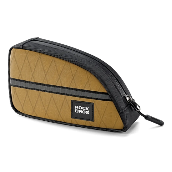 ROCKBROS Torba rowerowa trójkątna na ramę 0.8l - brązowa