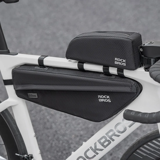 ROCKBROS Torba sakwa rowerowa mocowana pod ramę 2.9l - czarna